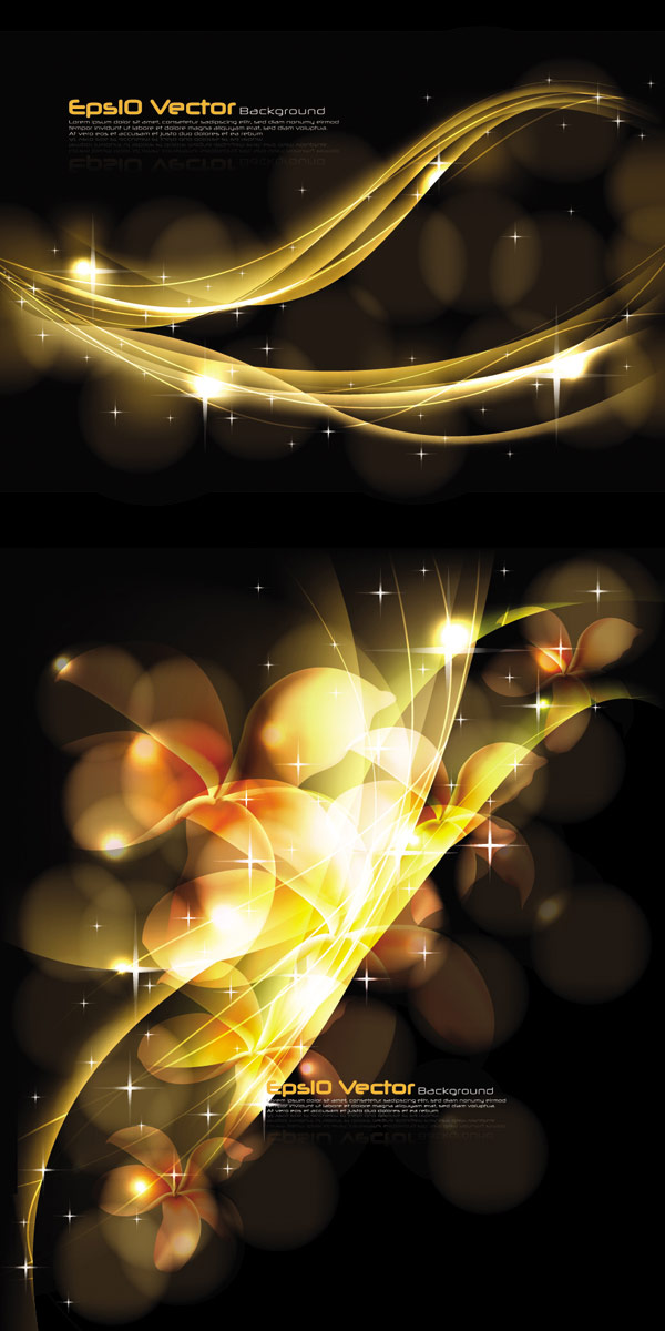 Stunning dynamic background 01 vector