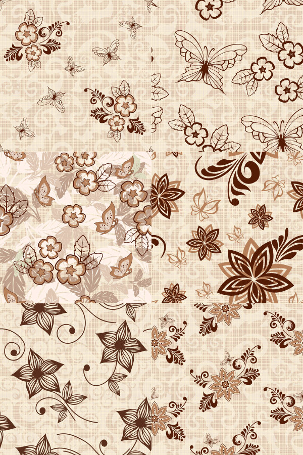 Decorative pattern background vector