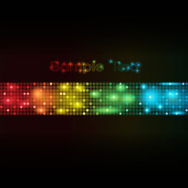 Abstract colored dot background 3 vector art