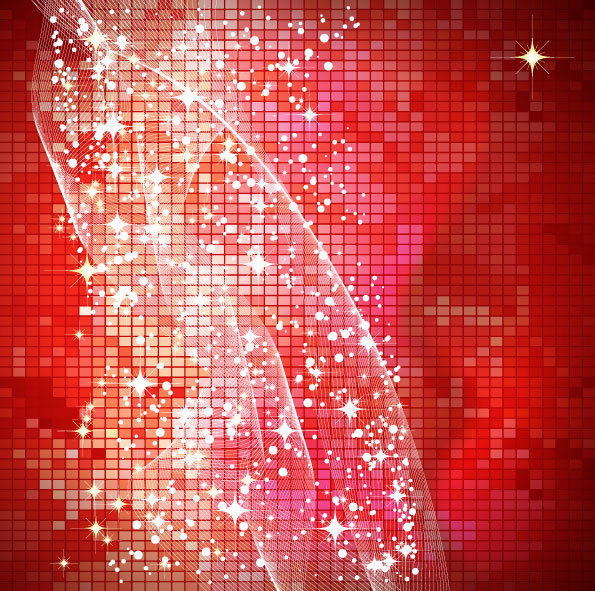 Bright red background Vector