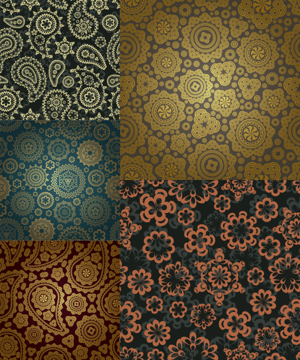 Classic Decorative Pattern Background Design Vector Free Download