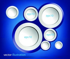 3D Circle vector background 02