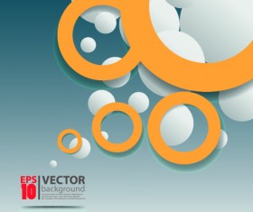 3D Circle vector background 05