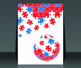 Business brochure design cover 01