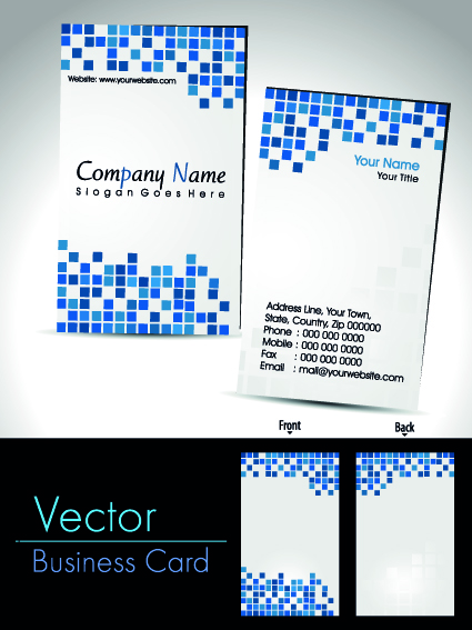 Huge collection of Business card design vector art 09