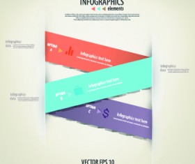 Creative Infographic with Number design vector 04