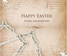 Floral Frames vector backgrounds set 09