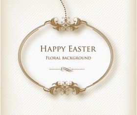 Floral Frames vector backgrounds set 11