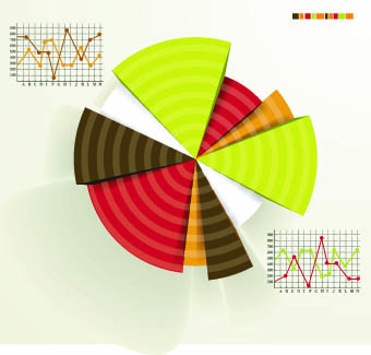 Business Infographics and chart vector 05