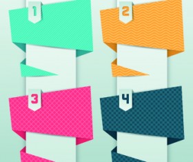 Colored Original banner vector 01