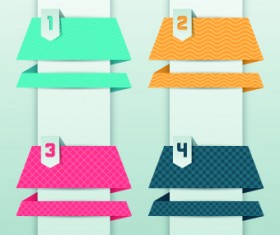 Colored Original banner vector 02