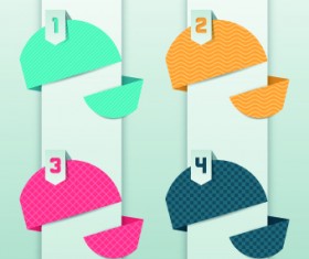 Colored Original banner vector 03