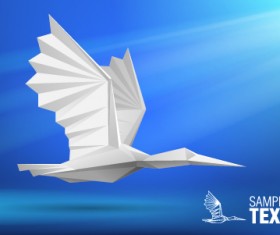 Vector Origami animal model set 01