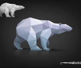 Vector Origami animal model set 05