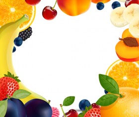 Fresh Fruits vector 02