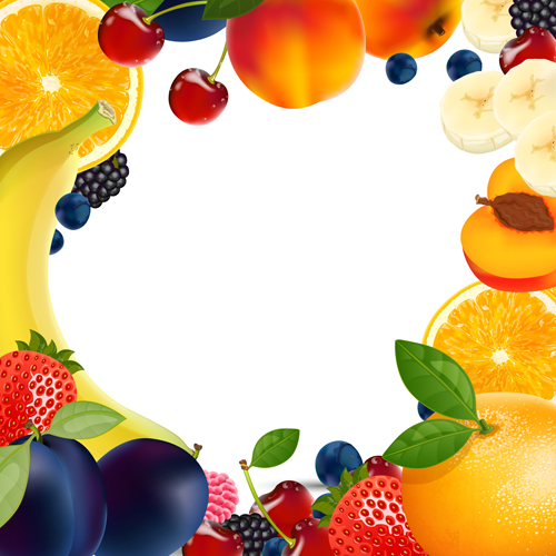 Fresh Fruits vector 02 free download