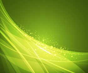 Spring Elements with Green background 05