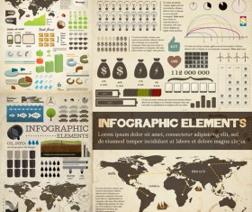 graphical chart 01 design vector