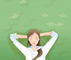 Beauty rest vector