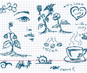Coffee and other elements of plant art
