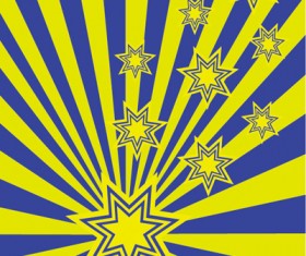 stars and the radiation background Vector Graphic