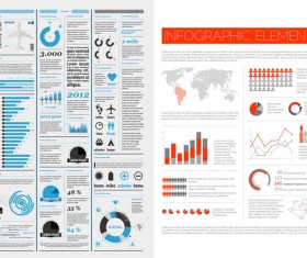 Commercial chart elements 02 vector