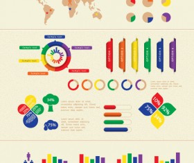 Business Graphic data report 02 vector set