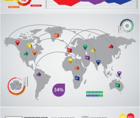 Business Graphic data report 03 vector set
