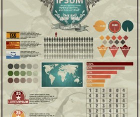 Business Graphic data report 05 vector set
