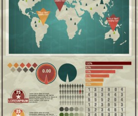 Business Graphic data report 06 vector set