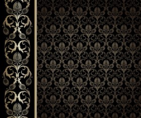Gorgeous decorative pattern wallpaper background Vector graphic