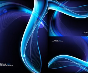 Blue background glare vector