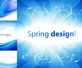 Common blue background vector