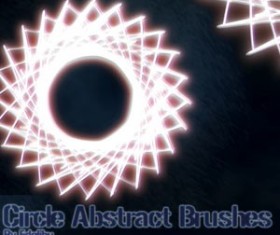 Circle Abstract Photoshop Brushes