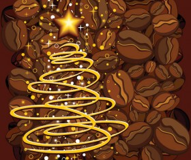 Coffee bean Poster design vector