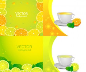 Fresh orange juice elements design elements