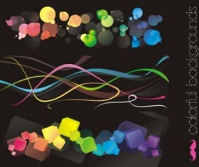 Abstract colored background vector art