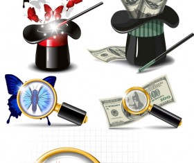 dollar advertising elements vector art