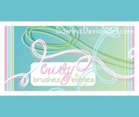 Curly Photoshop Brushes