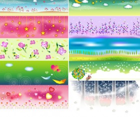 Dream clean background design elements