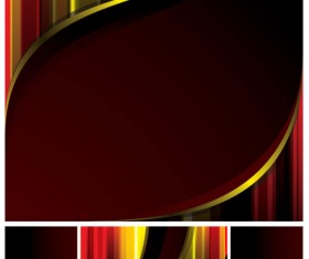 Abstract colored card background vector