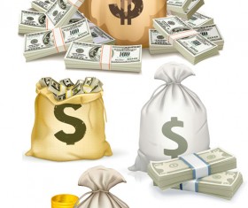 dollar Purse Wallet art vector