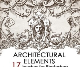 Architectual ornaments Photoshop Brushes