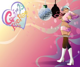 Trend of the people set 151 vector