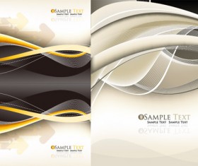 Dynamic line arrow background vector graphic