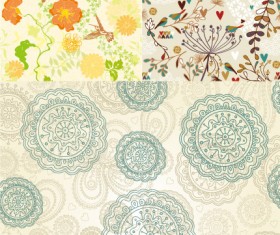 Decorative pattern background design vector