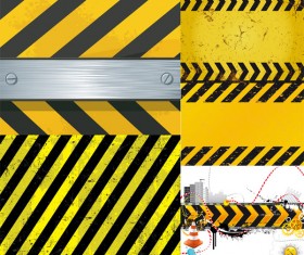 Warning band pattern background vector material