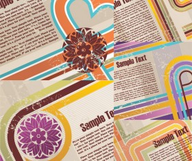 Lines of the background vector set