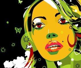 Modern people vector graphic