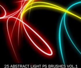 25 Abstract Light Free Photoshop Brushes
